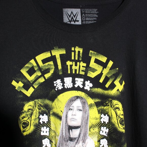 WWE IYO SKY Shirt Mens 4XL Black Io Shirai Lost In The Sky Tee - Picture 4 of 8